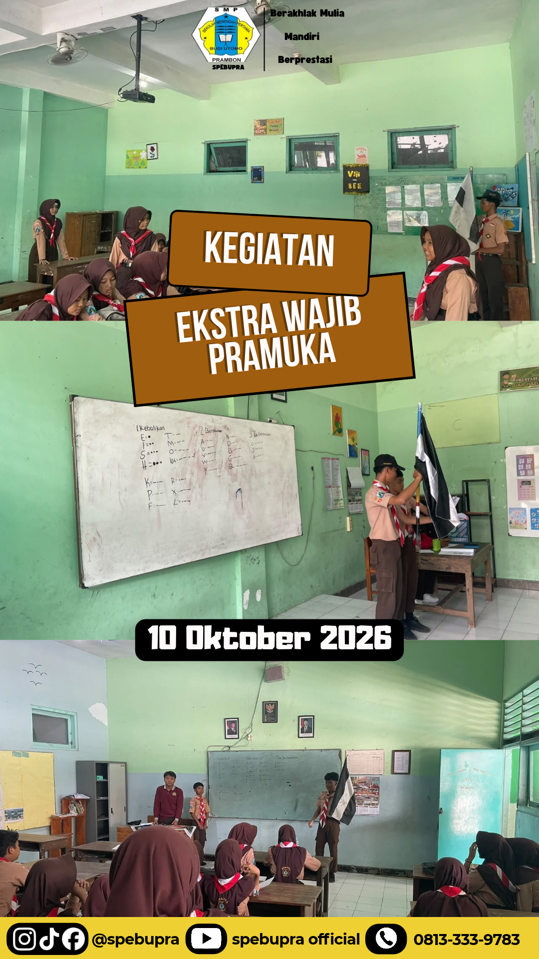 KEGIATAN EKSTRA WAJIB PRAMUKA